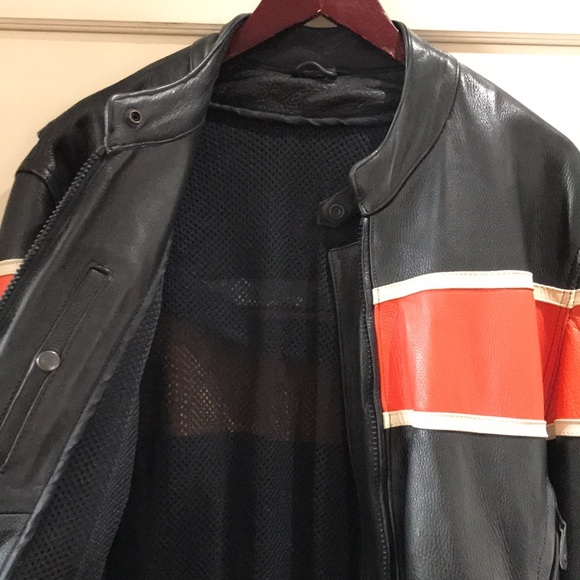 Leather Motorcycle Riding Jacket - Picture 7 of 15
